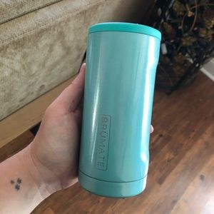 Light blue brumate for slim cans